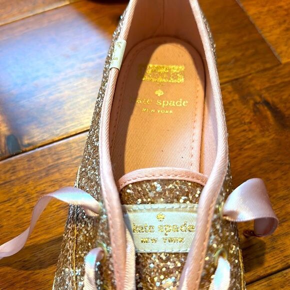 Kate Spade Sparkling Glitter Sneakers  Size7 - Picture 10 of 12